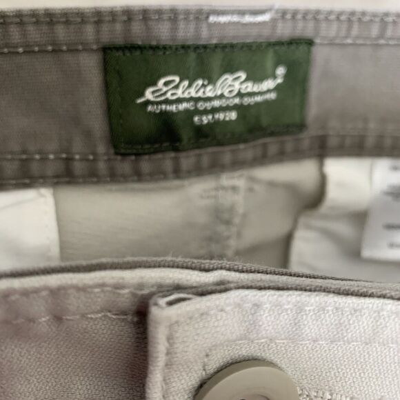 Eddie Bauer Pants Mens Cargo Straight Hiking Active Pants Size 36X30 Stone Beige - Picture 2 of 7